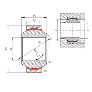 plain bushings bearings GE 10 FW INA