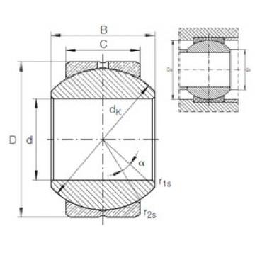 plain bushings bearings GE 10 PB INA