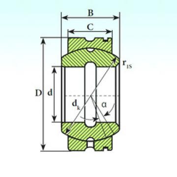 plain bushings bearings GE 20 XS K ISB