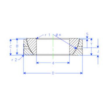 plain bushings bearings GE 170 SX Enduro