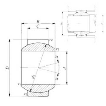 plain bushings bearings GE 12G IKO