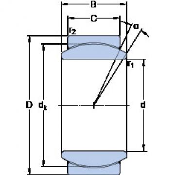 plain bushings bearings GE 12 TXGR SKF