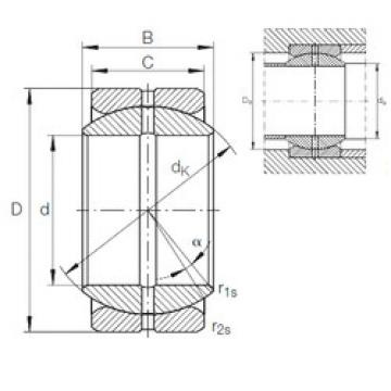 plain bushings bearings GE 25 ZO INA