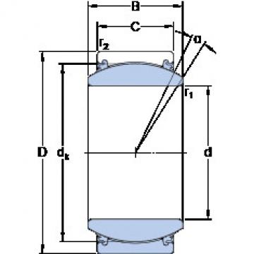 plain bushings bearings GE 25 TXE-2LS SKF