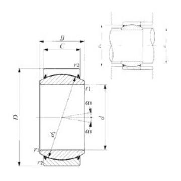 plain bushings bearings GE 30EC-2RS IKO