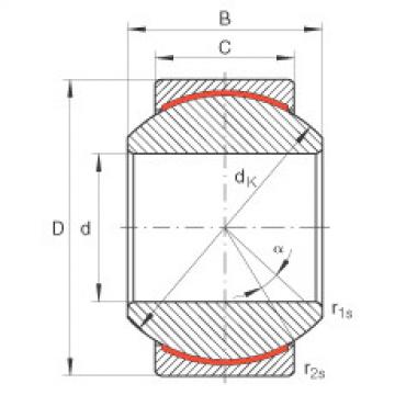 plain bushings bearings GE30-PW INA