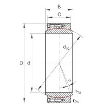 plain bushings bearings GE360-DW INA