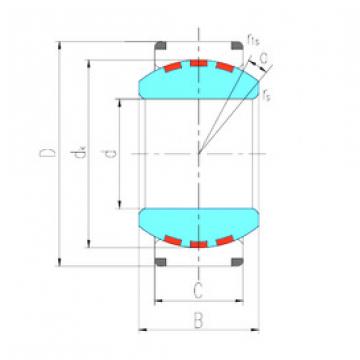 plain bushings bearings GE160XF/Q LS