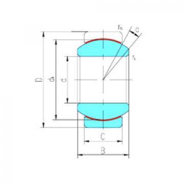 plain bushings bearings GE100XT/X LS