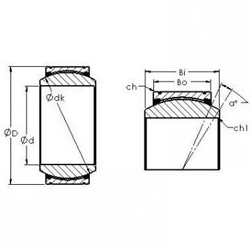 plain bushings bearings GE140XT/X-2RS AST