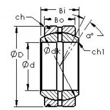 plain bushings bearings GE110XS/K AST