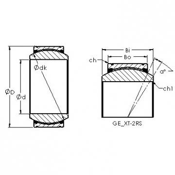 plain bushings bearings GEG240XT-2RS AST