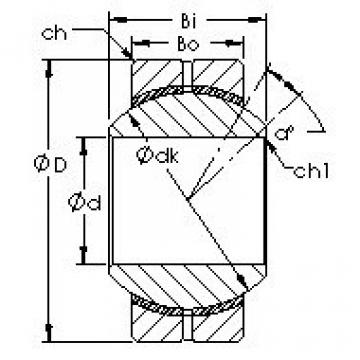 plain bushings bearings GEBK30S AST