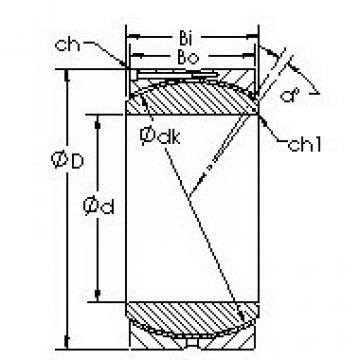 plain bushings bearings GEC500HC AST