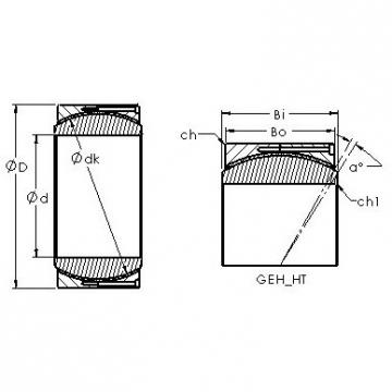 plain bushings bearings GEC440HT AST