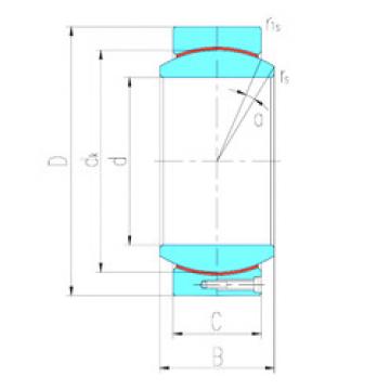 plain bushings bearings GEC320HT LS