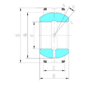 plain bushings bearings GEC360XS LS