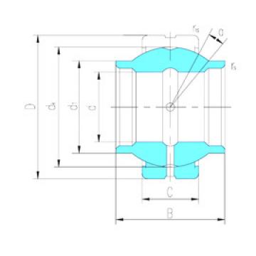 plain bushings bearings GEEM30ES-2RS LS