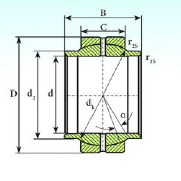 plain bushings bearings GEEW 100 ES ISB