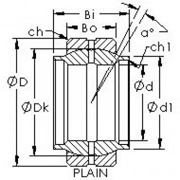 plain bushings bearings GEEW160ES AST