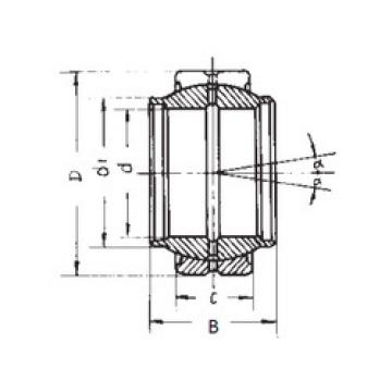 plain bushings bearings GEEW16ES-2RS FBJ