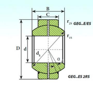 plain bushings bearings GEG 100 ES ISB