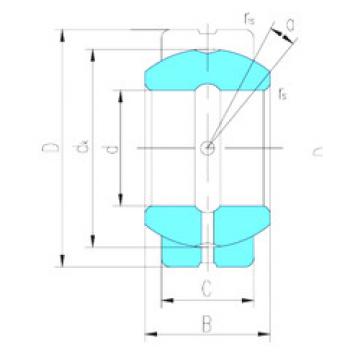 plain bushings bearings GEG120ES-2RS LS