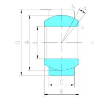 plain bushings bearings GEG12E LS