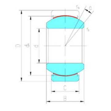 plain bushings bearings GEG110ET-2RS LS