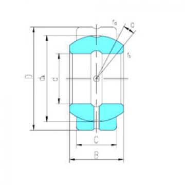 plain bushings bearings GEGZ101ES-2RS LS