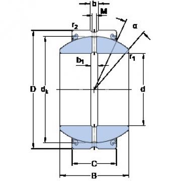 plain bushings bearings GEH 120 ESX-2LS SKF