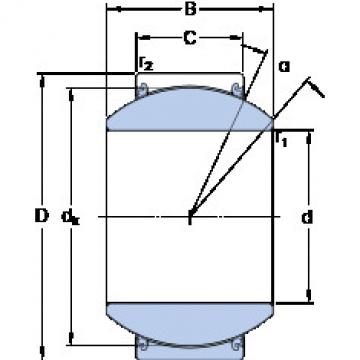 plain bushings bearings GEH 20 TXE-2LS SKF