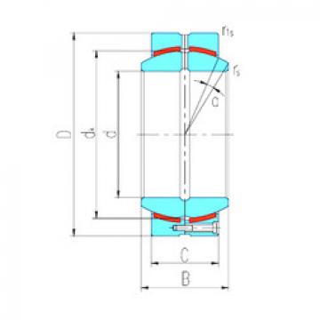 plain bushings bearings GEH260HCS LS