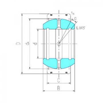 plain bushings bearings GEK45XS-2RS LS