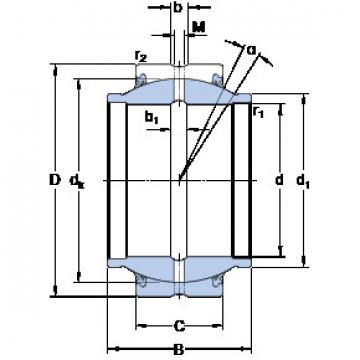 plain bushings bearings GEZM 012 ES-2RS SKF