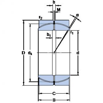 plain bushings bearings GEP 220 FS SKF