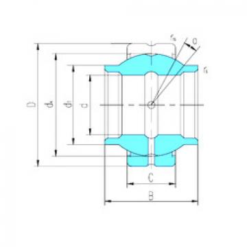 plain bushings bearings GEWZ44ES-2RS LS