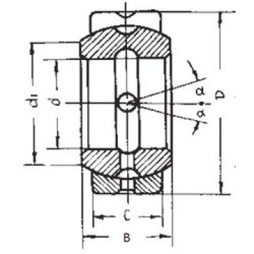 plain bushings bearings GEZ120ES FBJ