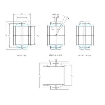 plain bushings bearings GEZM100ES SKF