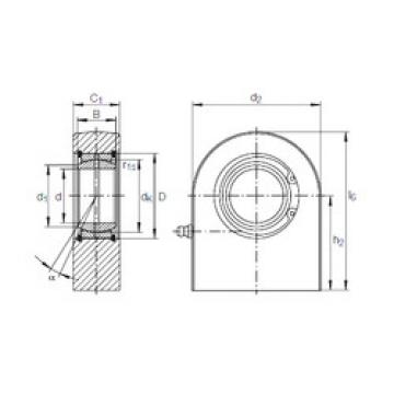 plain bushings bearings GF 120 DO INA