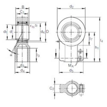 plain bushings bearings GIHN-K 160 LO INA