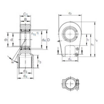 plain bushings bearings GIHRK 70 DO INA