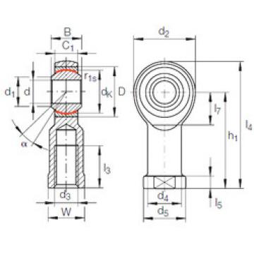 plain bushings bearings GIKFL 10 PW INA