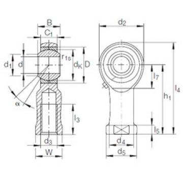 plain bushings bearings GIKFL 5 PB INA