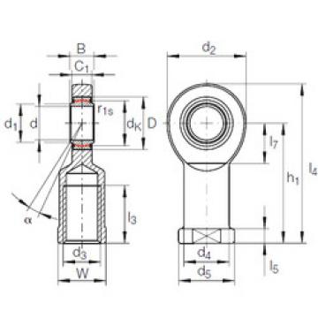 plain bushings bearings GIR 12 UK INA