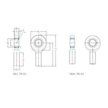 plain bearing lubrication SA40TXE-2LS SKF