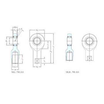 plain bearing lubrication SIA40TXE-2LS SKF