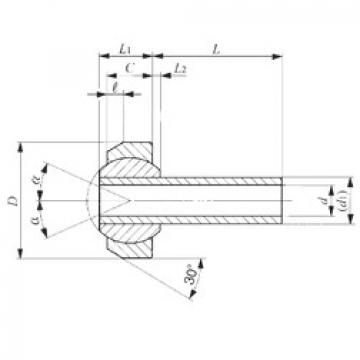 plain bearing lubrication SNA 3-15 IKO