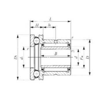 Complex Bearings NAXI 4535 IKO