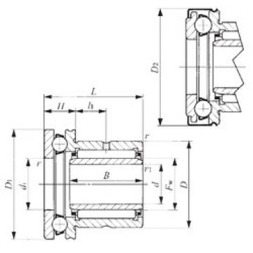 Complex Bearings NAXI 4535Z IKO